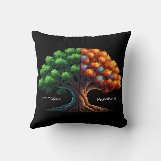 Neurotypical vs. Neurodiverse クッション (裏面)