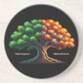 Neurotypical vs. Neurodiverse コースター (正面)