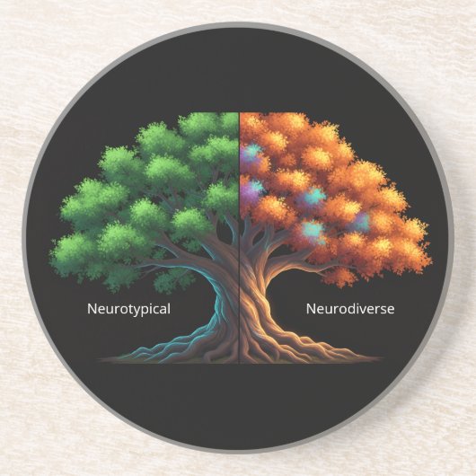Neurotypical vs. Neurodiverse コースター (正面)