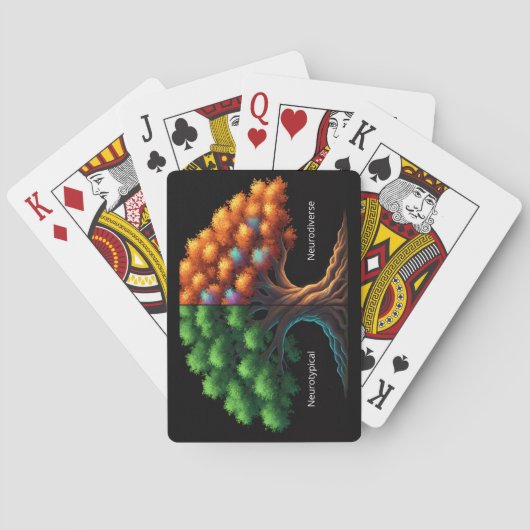 Neurotypical vs. Neurodiverse トランプ (裏面)