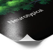 Neurotypical vs. Neurodiverse フォトプリント (角)