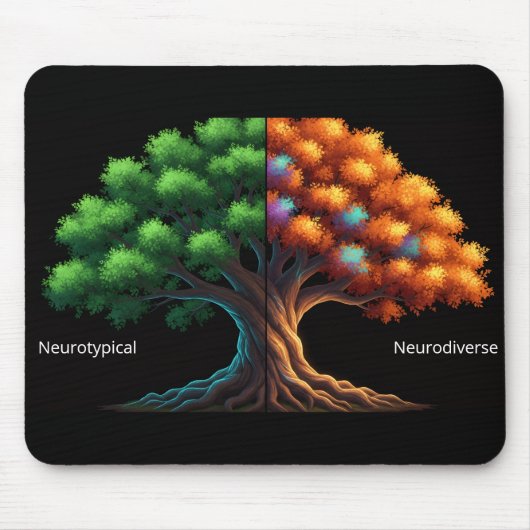 Neurotypical vs. Neurodiverse マウスパッド (正面)