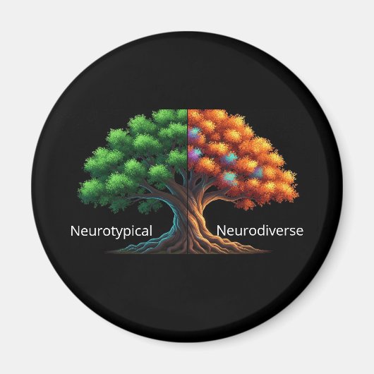 Neurotypical vs. Neurodiverse マグネット (正面)