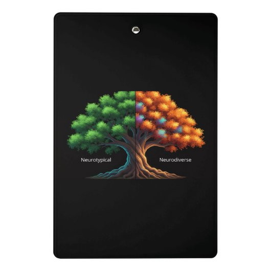 Neurotypical vs. Neurodiverse ミニクリップボード (裏面)