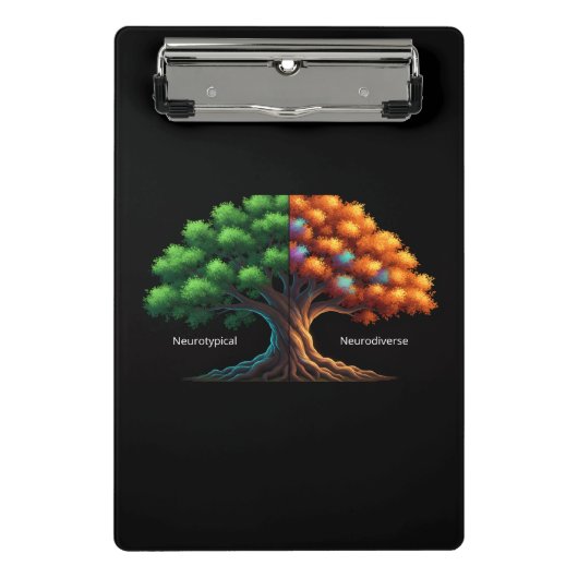 Neurotypical vs. Neurodiverse ミニクリップボード (正面)