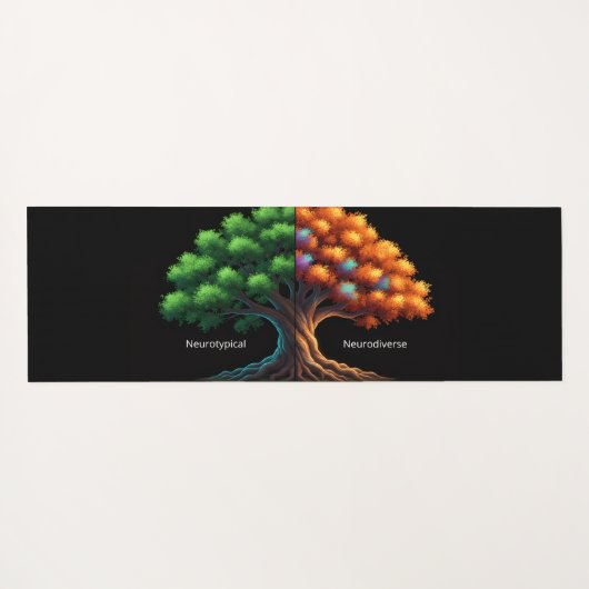 Neurotypical vs. Neurodiverse ヨガマット (裏面(横))