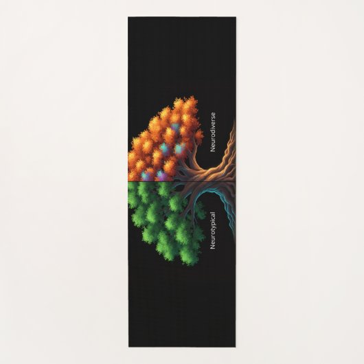 Neurotypical vs. Neurodiverse ヨガマット (正面)