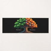 Neurotypical vs. Neurodiverse ヨガマット (正面(横))