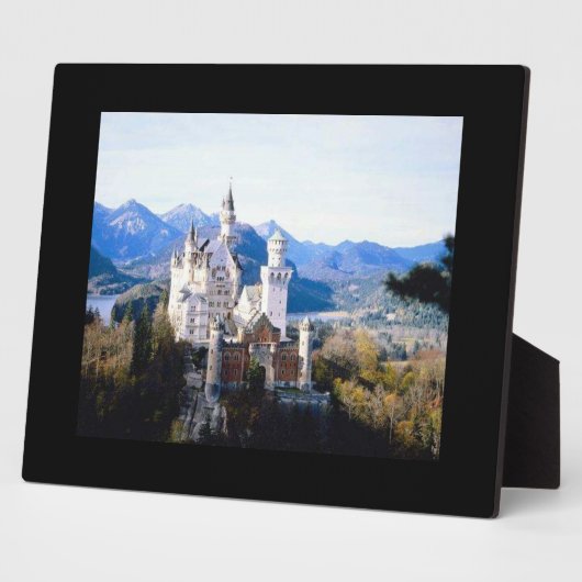 Neuschwanstein城ドイツ写真プラスク フォトプラーク (側面)