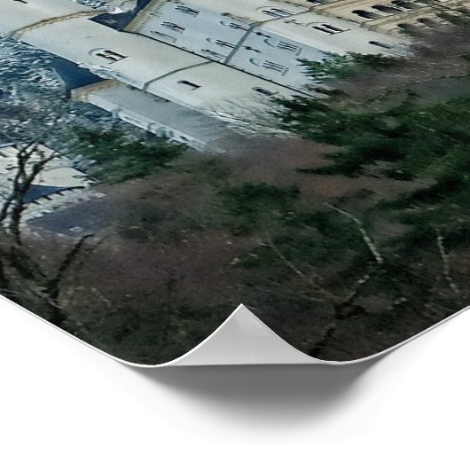 Neuschwanstein城 – Bavaria Poster ポスター (角)