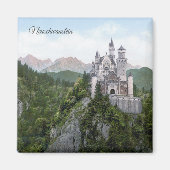 Neuschwanstein - Bayern - Deutschland マグネット (正面)