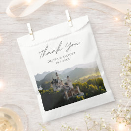Neuschwanstein Castleの結婚写真ありがとう フェイバーバッグ