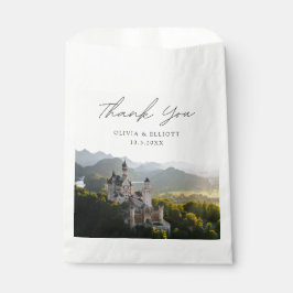 Neuschwanstein Castleの結婚写真ありがとう フェイバーバッグ