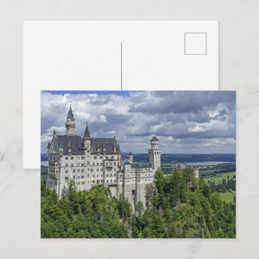 Neuschwanstein Castle – ドイツ ポストカード (正面/裏面)