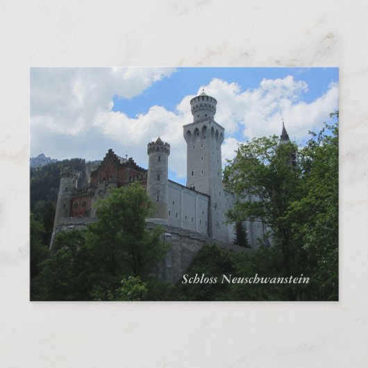 Neuschwanstein Castle – ドイツ ポストカード (正面)