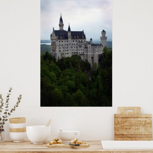 Neuschwanstein Castle 2 ポスター (キッチン)