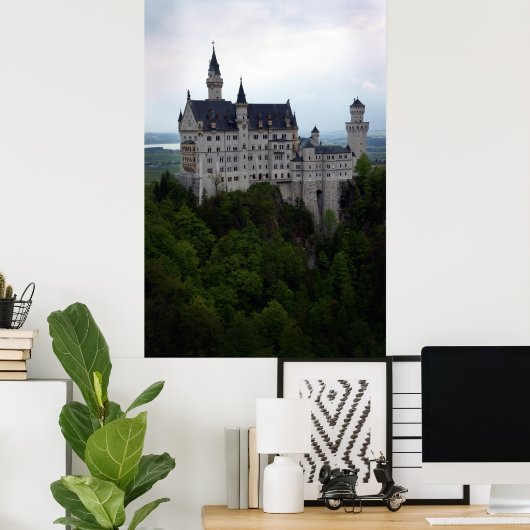 Neuschwanstein Castle 2 ポスター (ホームオフィス)