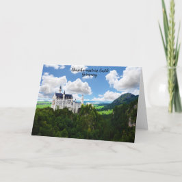 Neuschwanstein Castle Bavariaドイツ写真 カード