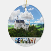 Neuschwanstein Castle Bavariaドイツ写真 セラミックオーナメント (左)