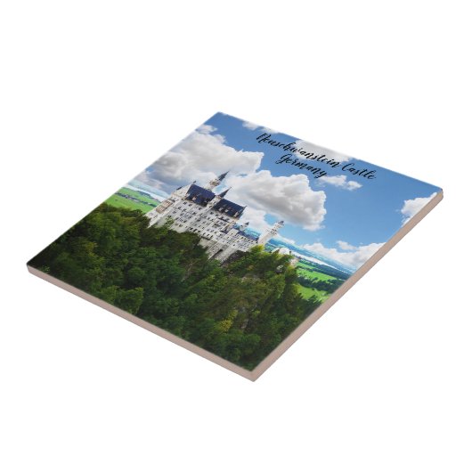 Neuschwanstein Castle Bavariaドイツ写真 タイル (側面)