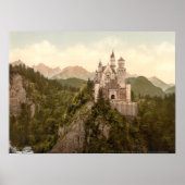 Neuschwanstein Castle, Bavaria, Germany ポスター (正面)