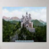 Neuschwanstein Castle, Bavaria, Germany ポスター (正面)