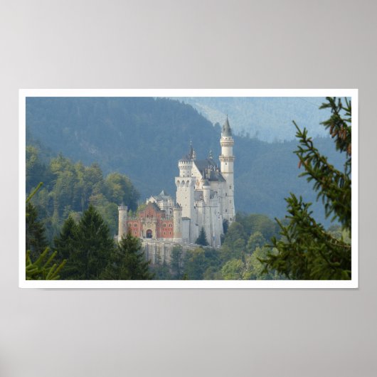 Neuschwanstein Castle, Fairy Castle, Germany ポスター (正面)