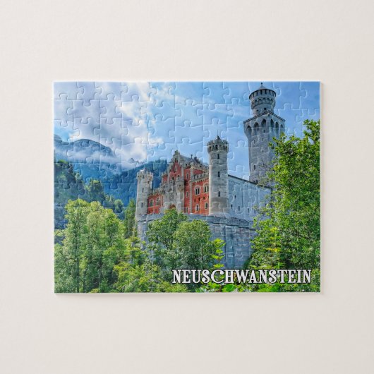 Neuschwanstein Castle, Germany ジグソーパズル (横)