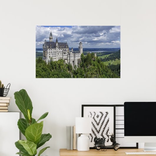 Neuschwanstein Castle Germany ポスター (ホームオフィス)