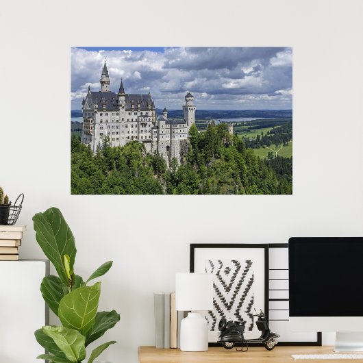 Neuschwanstein Castle Germany ポスター (ホームオフィス)