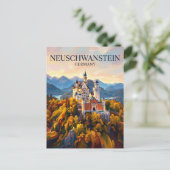 Neuschwanstein Castle Germany ポストカード (スタンド正面)