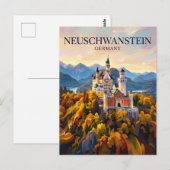 Neuschwanstein Castle Germany ポストカード (正面/裏面)