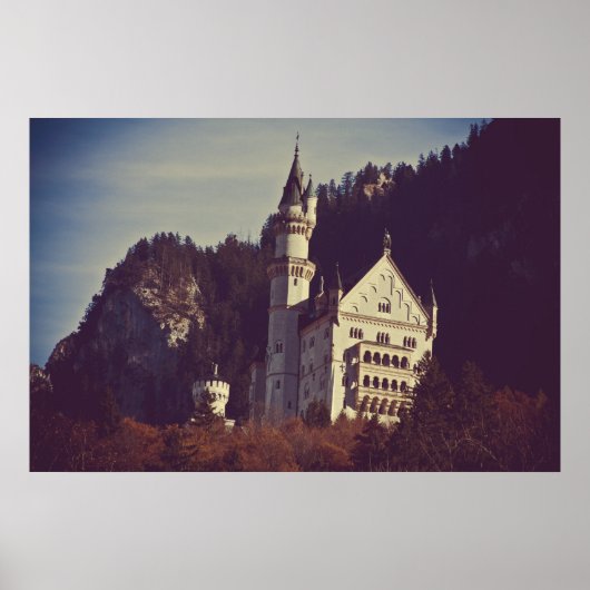 Neuschwanstein Castle Poster ポスター (正面)