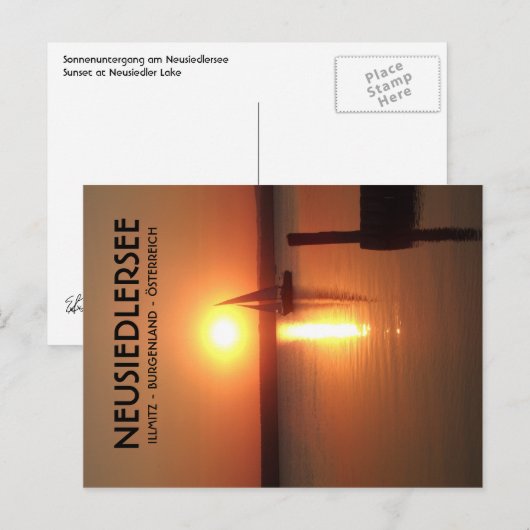 Neusiedlersee 001 ポストカード (正面/裏面)