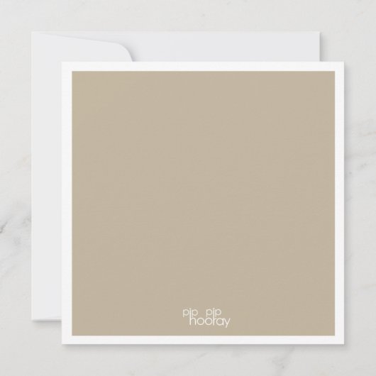 NEUTALSモダン日付の正方形の写真カードを保存 招待状 (裏面)