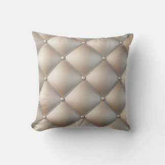 Neutral 3D Diamond Throw Pillow: AccessorizedPearl クッション