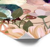 Neutral Aesthetic Woman Botanical ポスター (角)