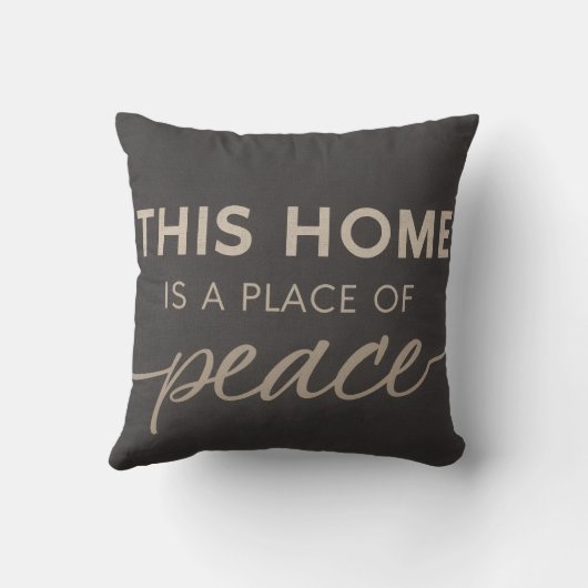 Neutral Affirmation | Modern Calm Home  クッション (裏面)