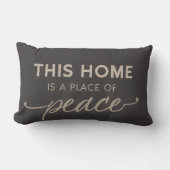 Neutral Affirmation Pillowcase | Modern Calm Home  ランバークッション (正面)