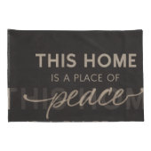Neutral Affirmation Pillowcase | Modern Calm Home  枕カバー (裏面-右)