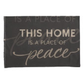 Neutral Affirmation Pillowcase | Modern Calm Home  枕カバー (正面右)