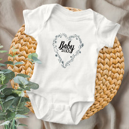 Neutral announce the pregnancy with the body ベビーボディスーツ