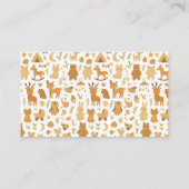Neutral Baby Boy Shower | Cute Safari Animal エンクロージャーカード (裏面)