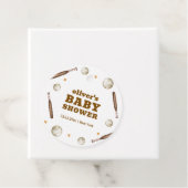 Neutral Batter Up Baseball Sport Boy Baby Shower フェイバータグ (インサイチュ)