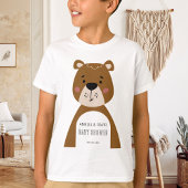 Neutral Bear Baby Shower Keepsake Outfit Tシャツ