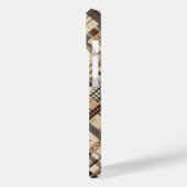 Neutral Beige & Brown Plaid Phone Case - Carved  Case-Mate iPhoneケース (裏面 / 左)