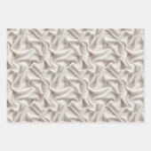 Neutral Beige, Cream & Ivory Wrapping Paper Sheets ラッピングペーパーシート (正面)