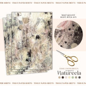 Neutral Beige Gray Abstract Decoupage Tissue Paper 薄葉紙