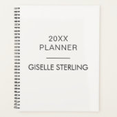 Neutral Beige Real Estate Modern Business プランナー手帳 (正面)