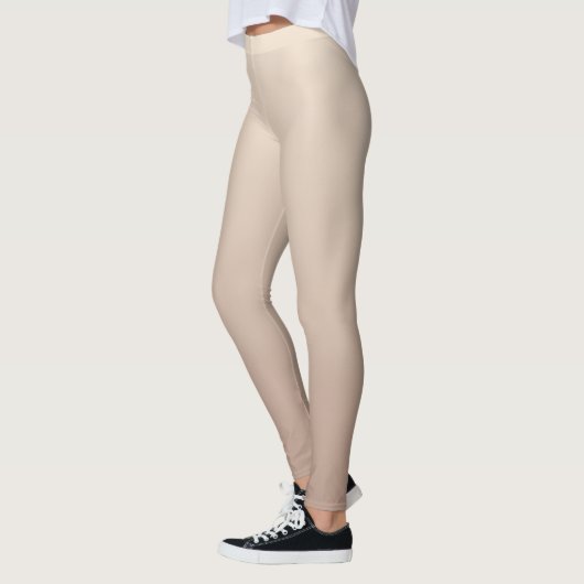 Neutral Beige Taupe Ombre レギンス (左)
